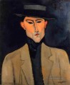 Porträt eines Mannes mit Hut jose pacheco Amedeo Modigliani